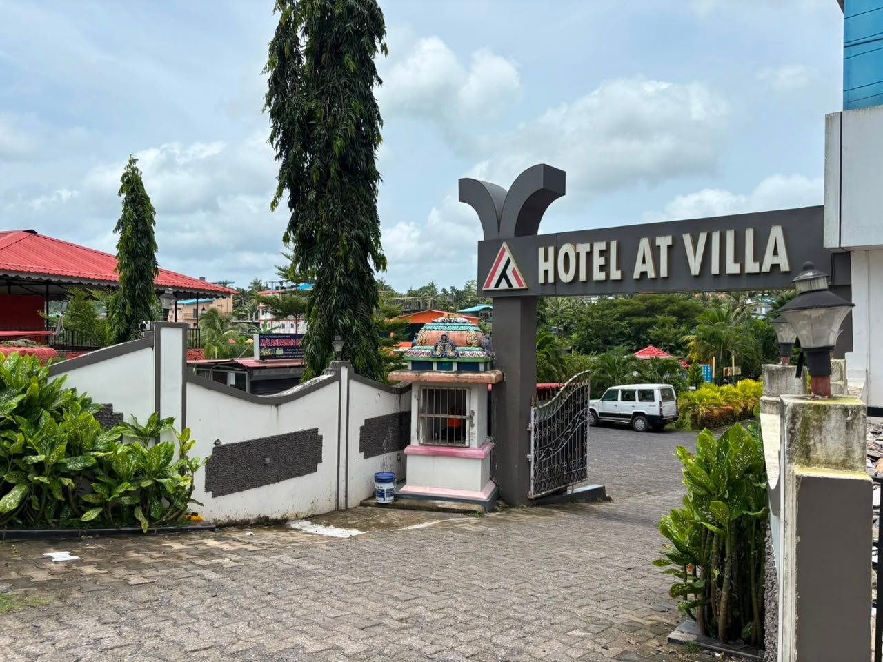 AT Villa Hotel Entrance