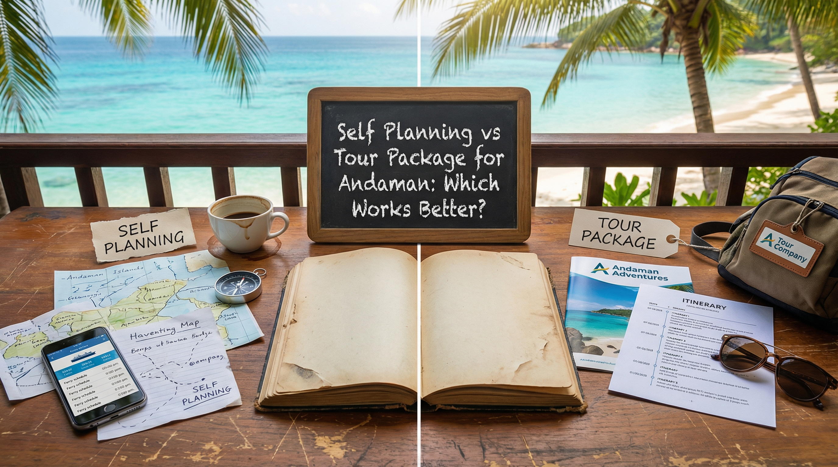 Self Planning vs Tour Package for Andaman: Which One Works Better?