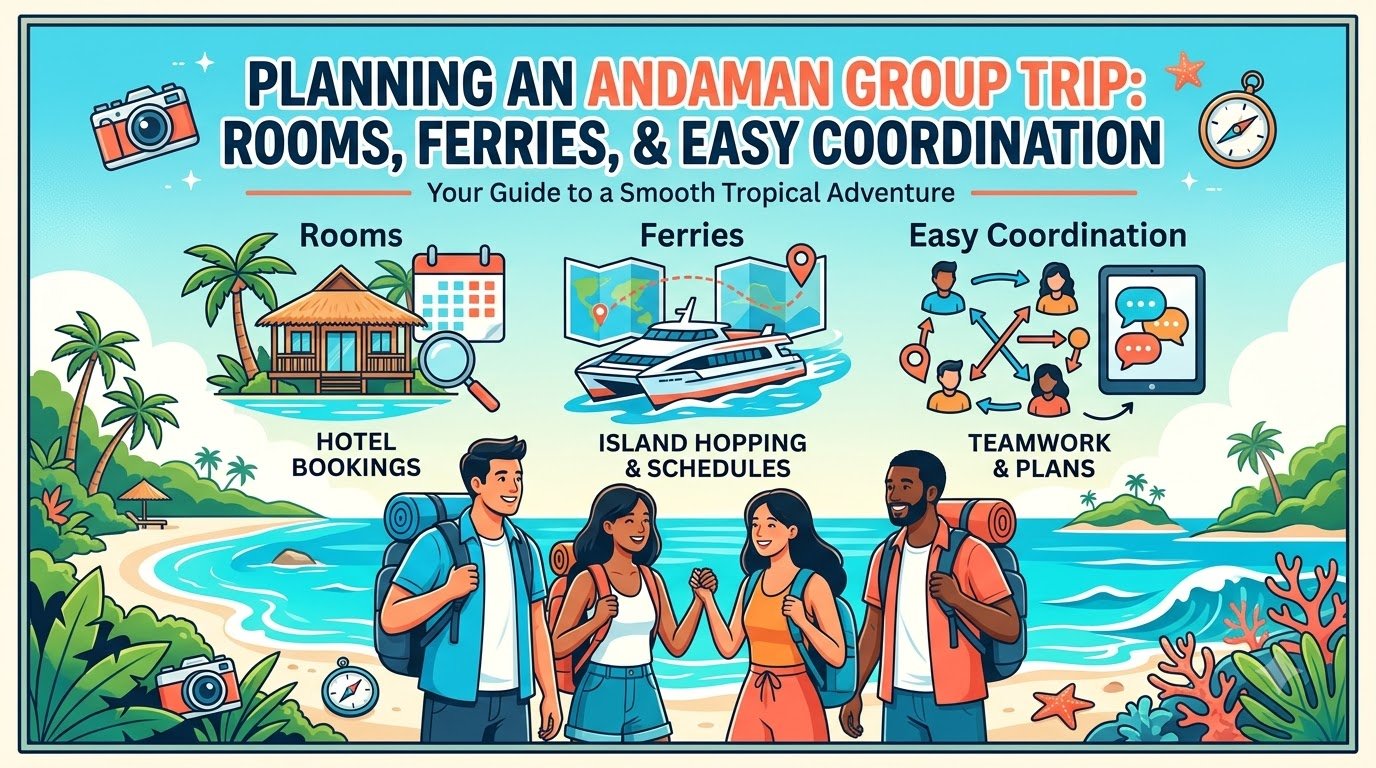Planning an Andaman Group Trip: Rooms, Ferries, and Easy Coordination